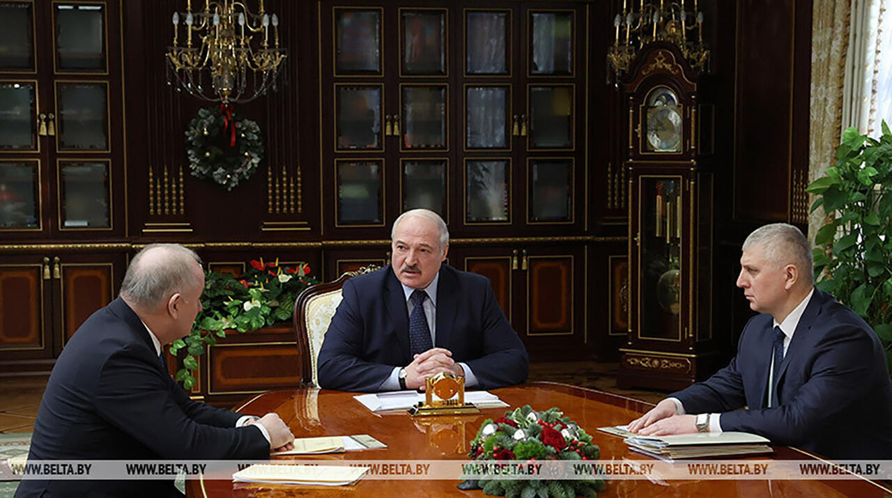 Павел Каллаур, Александр Лукашенко и Валерий Бельский