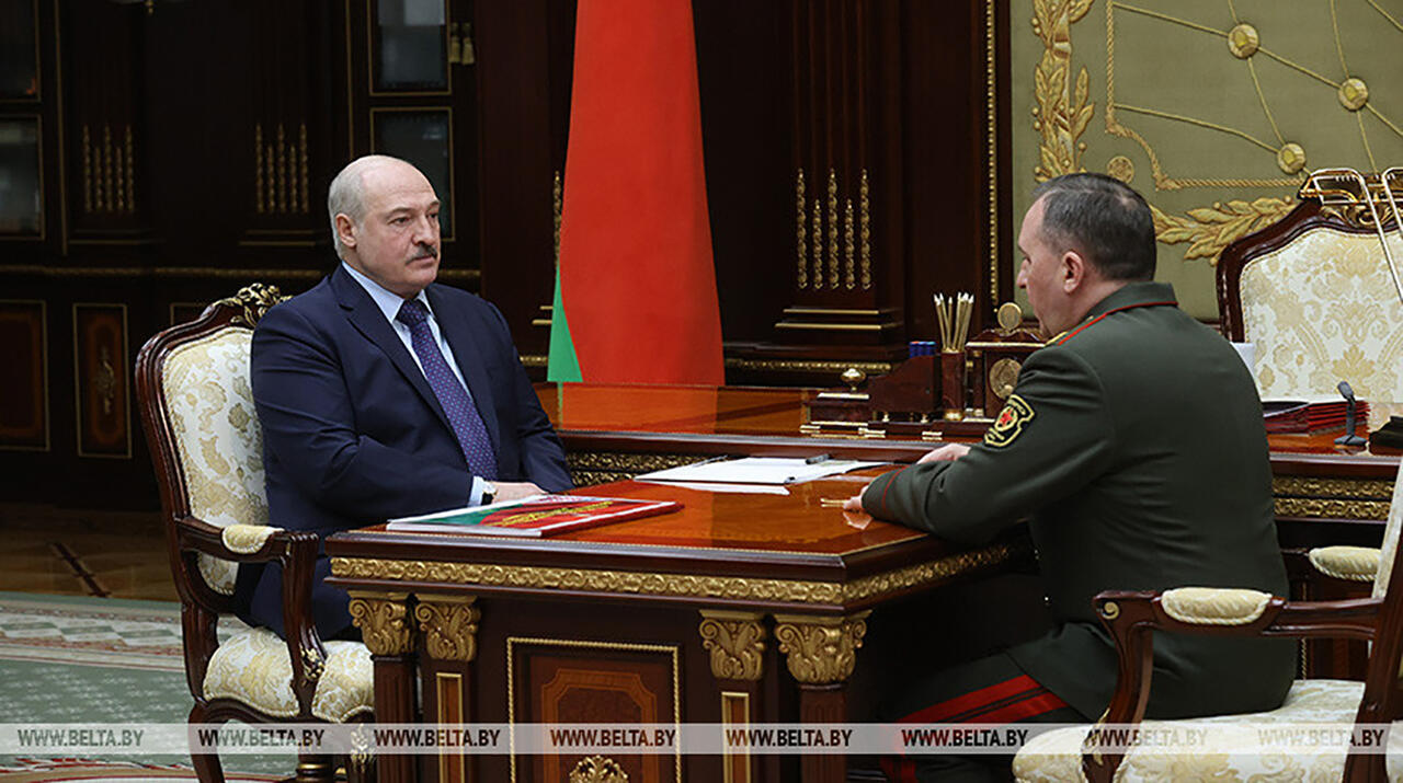 Александр Лукашенко и Виктор Хренин