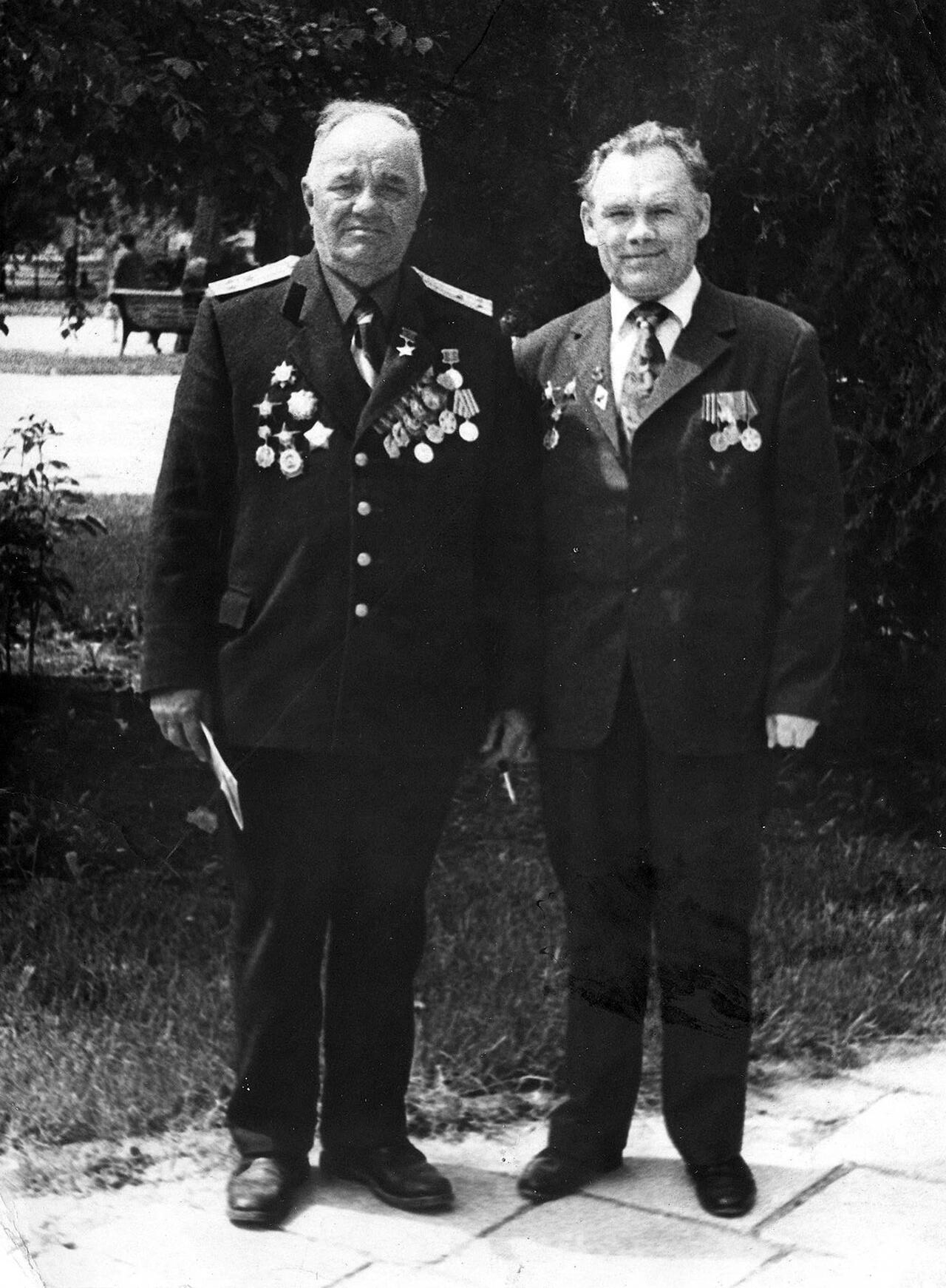 М. П. Сыдько на встрече ветеранов, 9 мая 1973 года, г. Симферополь