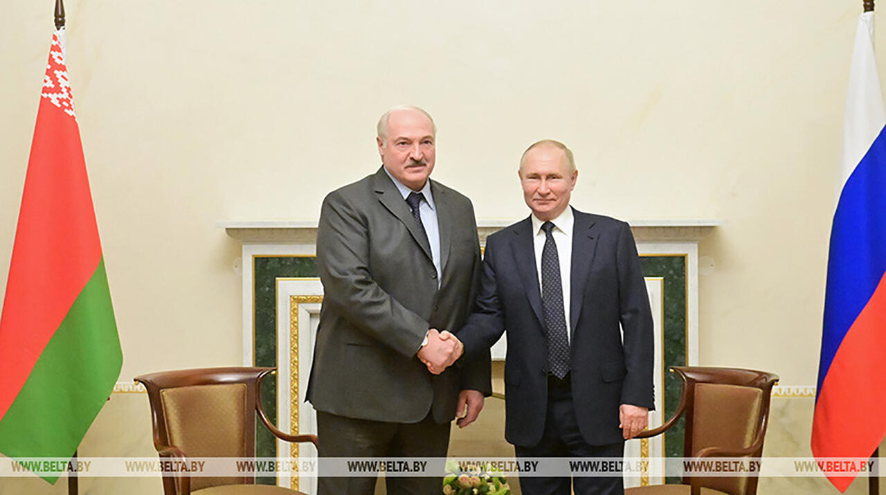 Александр Лукашенко и Владимир Путин