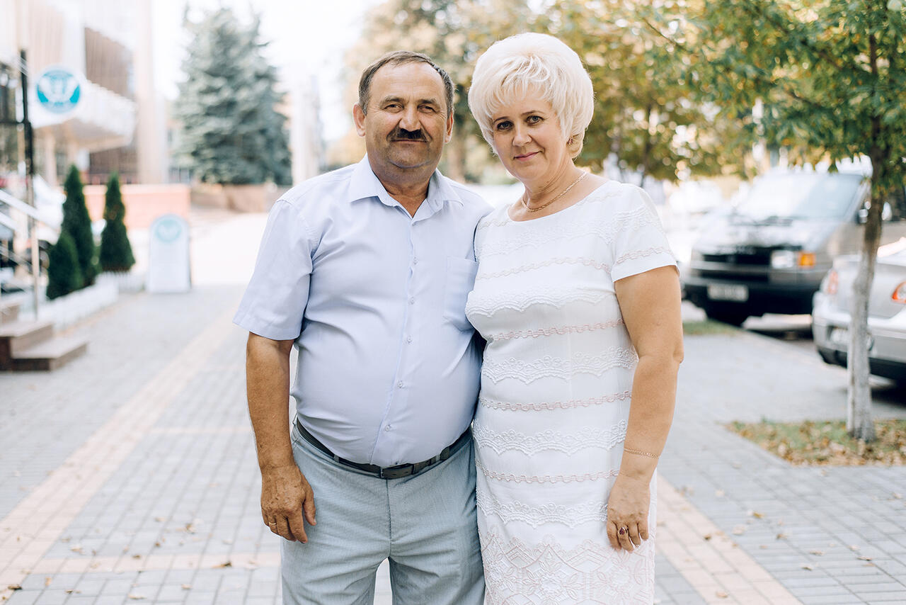 Леонид Лещенко с женой Тамарой