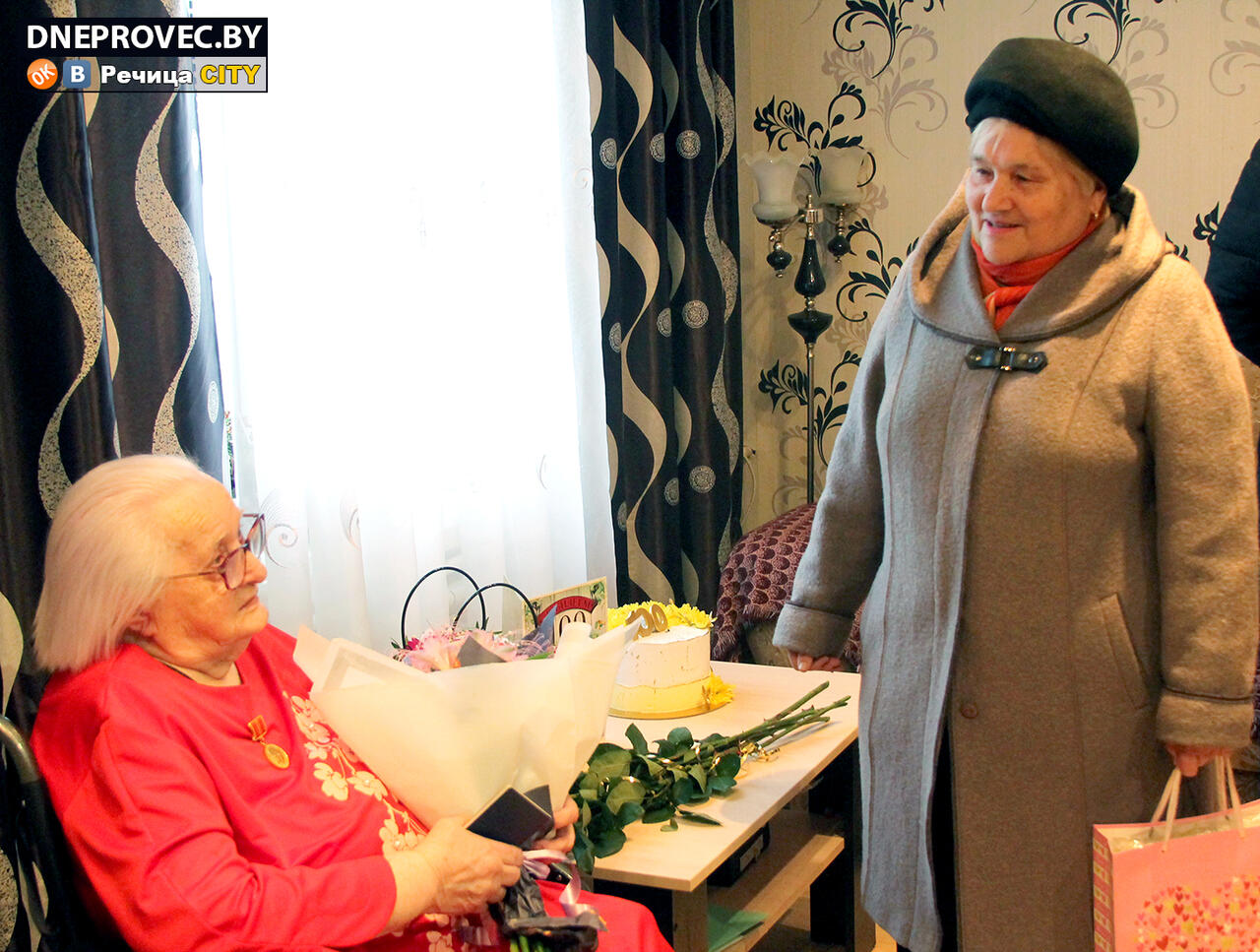 Момент поздравления