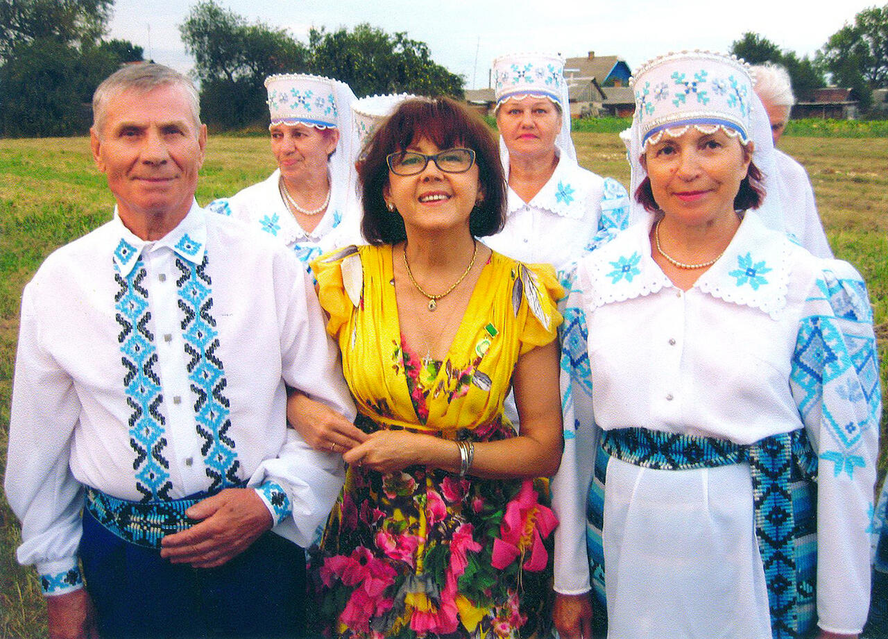 Фото из прошлого. Иван Можеев и Елена Коробанева с Ядвигой Поплавской