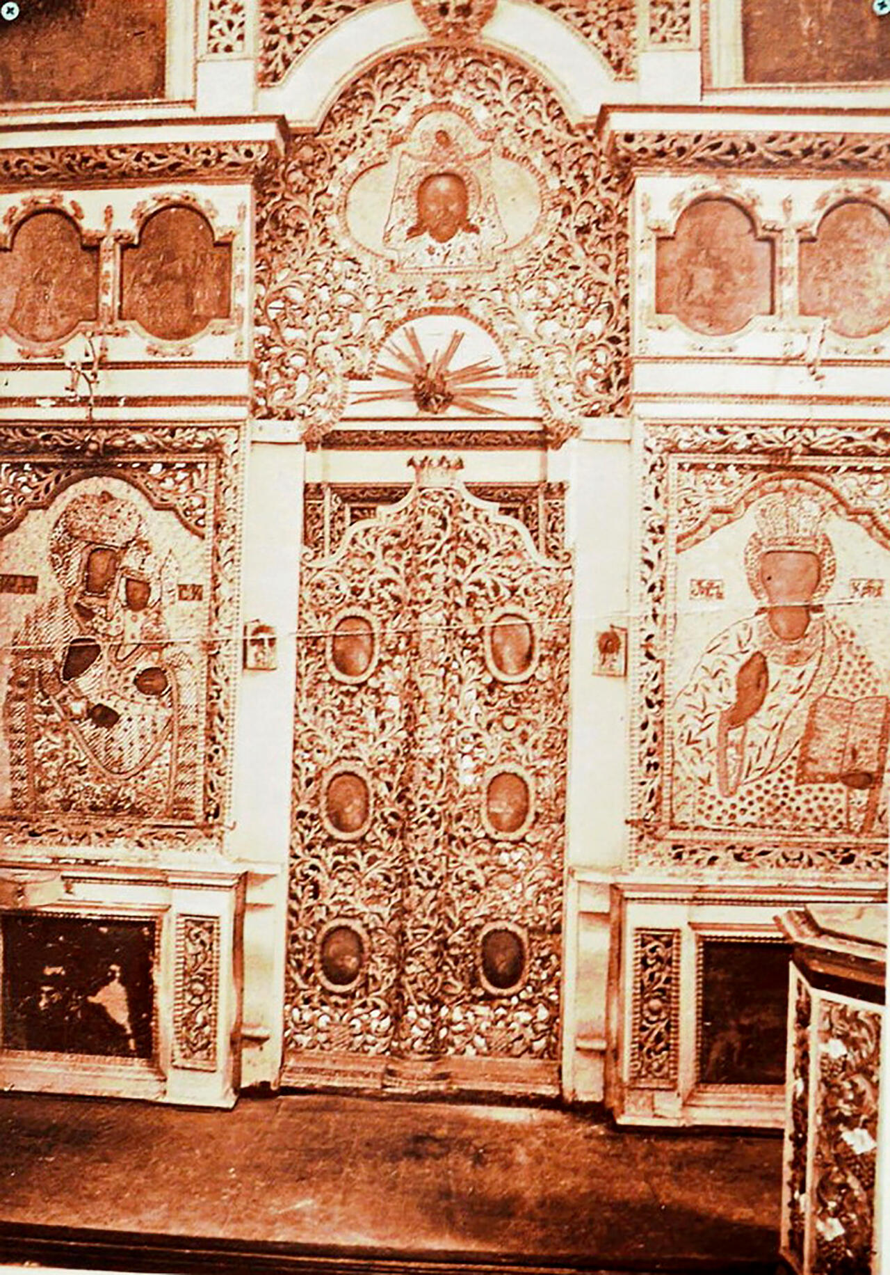 Иконостас Воскресенской церкви. 1913 г.