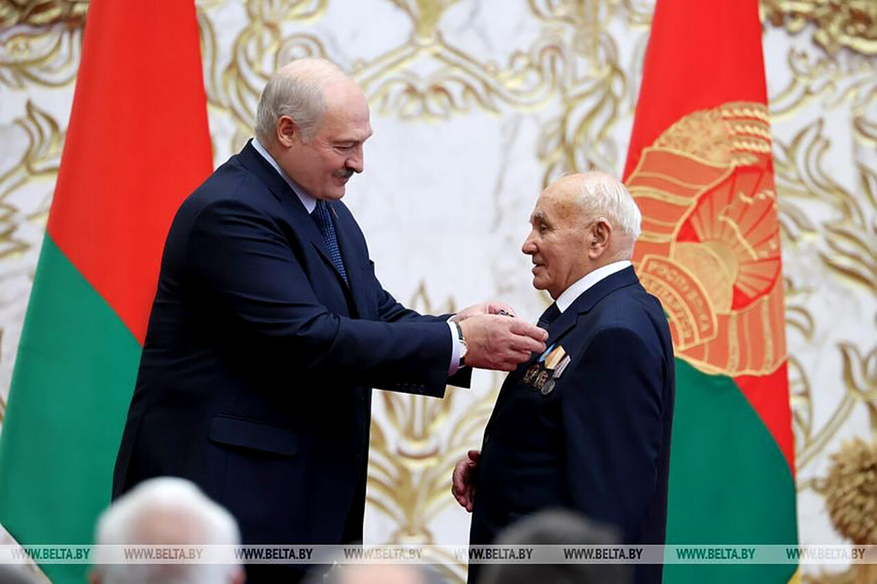 Во время церемонии награждения