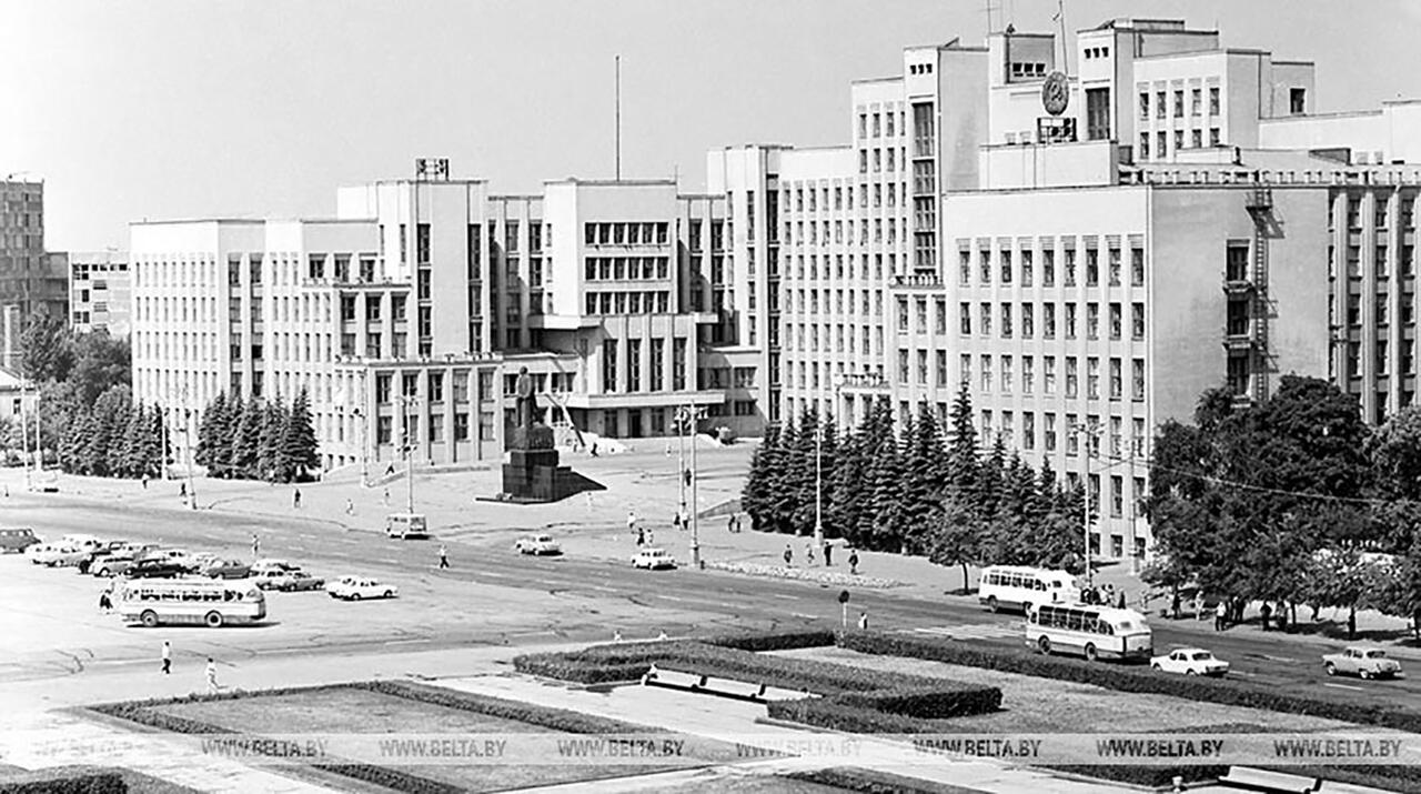 Фото из архива. Минск, 1972 год.