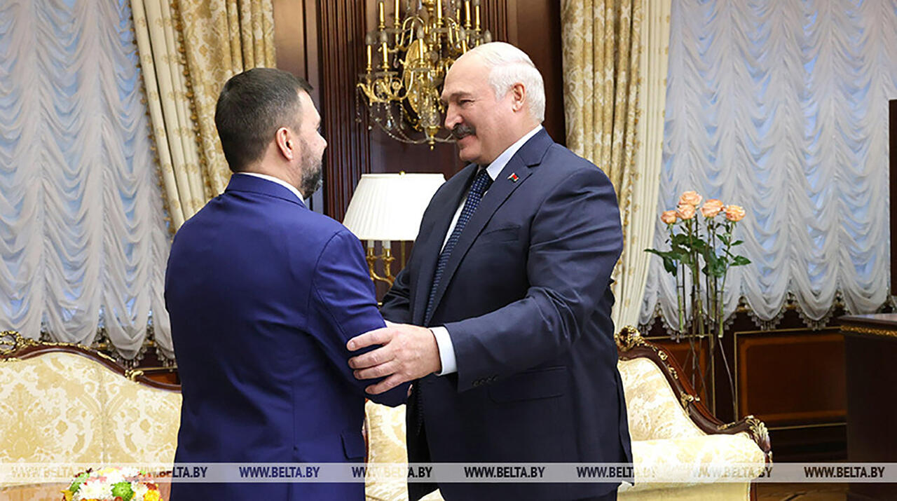 Денис Пушилин и Александр Лукашенко